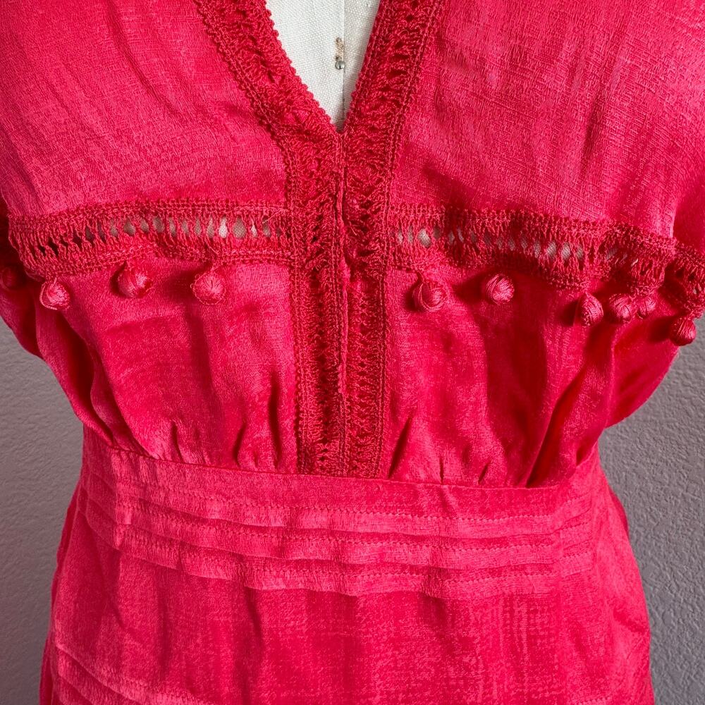IRO Paris | NWT "Pavi" Mini Dress with Open Back and Pom Pom Details Size 36 - Picture 5 of 11